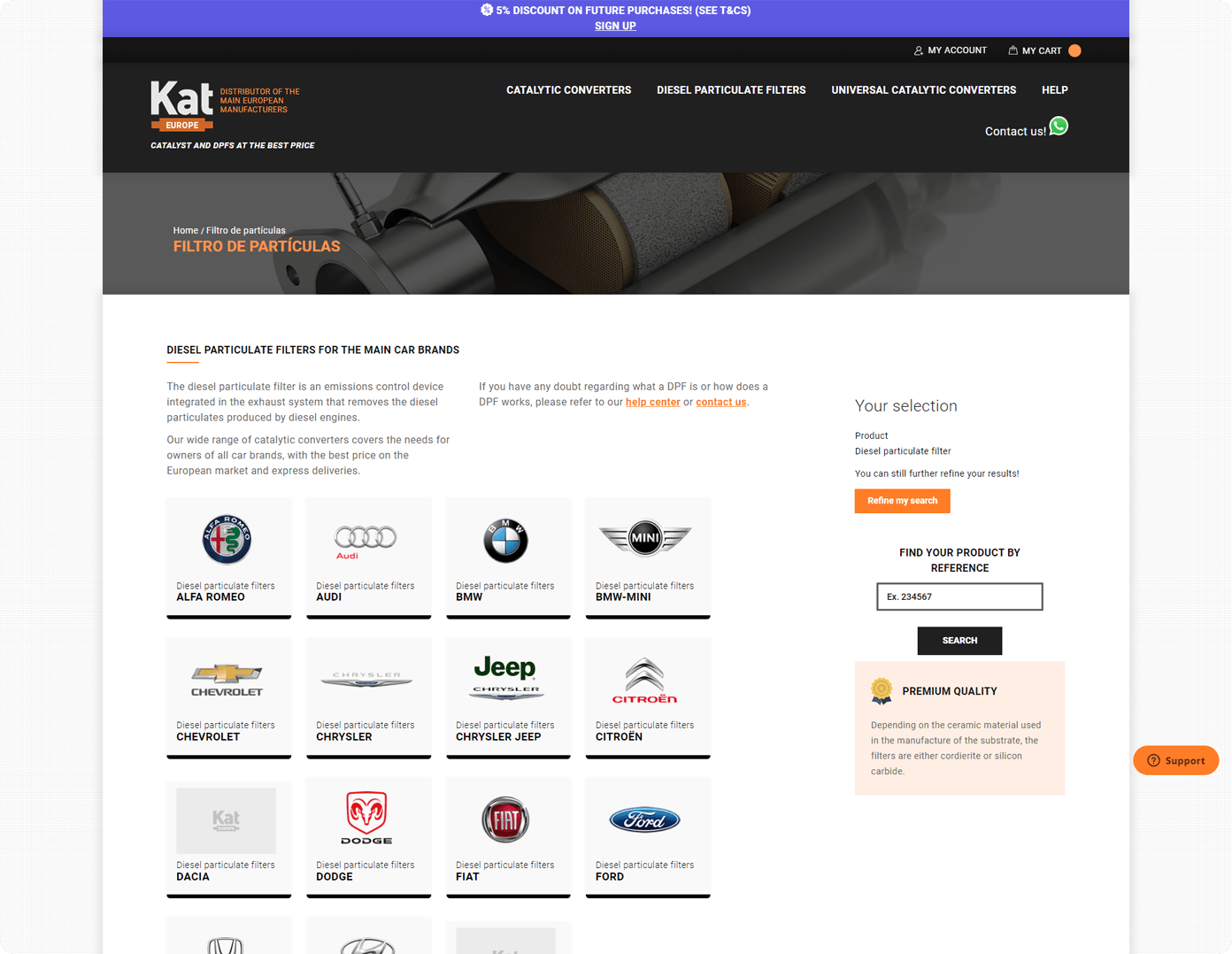 Kateurope brand filters