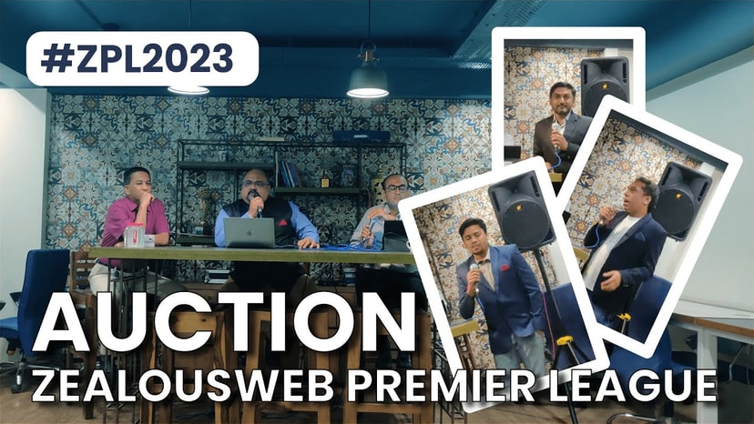 🏏 ZPL 2023 Team Owners &amp; Auction | Get Ready to Play Cricket | ZealousWeb Premier League